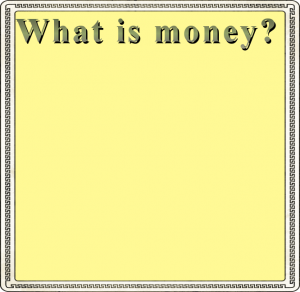 what is money